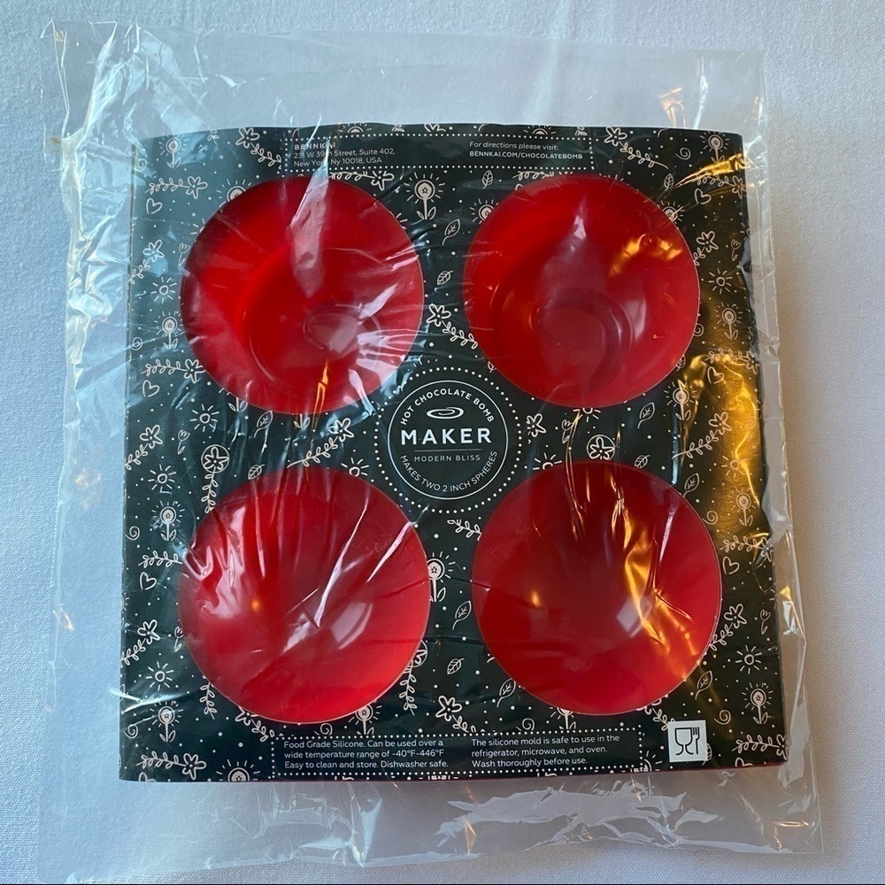 Bennkai modern bliss silicone hot chocolate bomb swirl maker new in package
